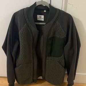 White Mountaineering x Uniqlo Dark Green Fleece Jacket